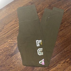 High Waisted Pink Leggings